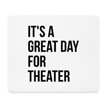 Theater - Mousepad (Querformat) - Weiß - Vorne