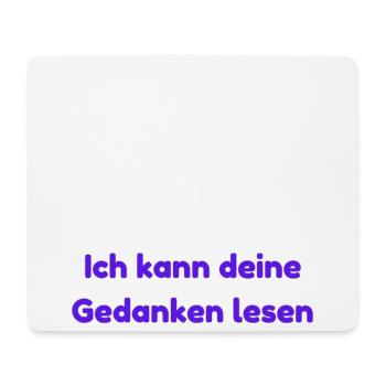 I can read your mind - Mouse Pad (horizontal) - white - Front