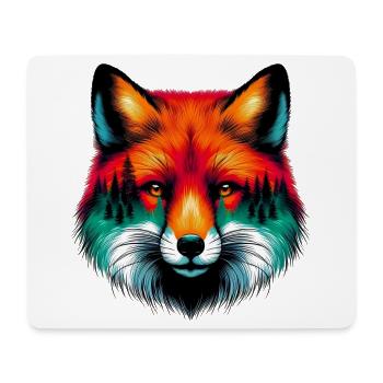 Fox - Mouse Pad (horizontal) - white - Front
