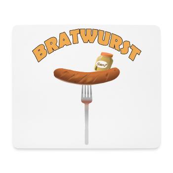 Bratwurst - Mouse Pad (horizontal) - white - Front