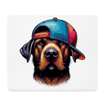 Hund - Mousepad (Querformat) - Weiß - Vorne
