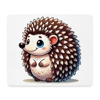Hedgehog - Mouse Pad (horizontal) - white - Front