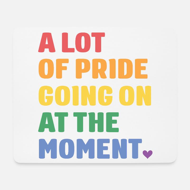 LGBTQ Pride Month - Viel Pride - Mousepad (Querformat) - Weiß