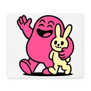 Happy Friends! - Mouse Pad (horizontal) - white - Front