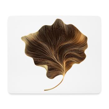 Elegant leaf - Mouse Pad (horizontal) - white - Front