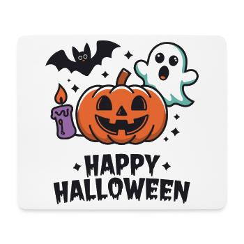 Pumpkin Ghost Bat Halloween - Mouse Pad (horizontal) - white - Front