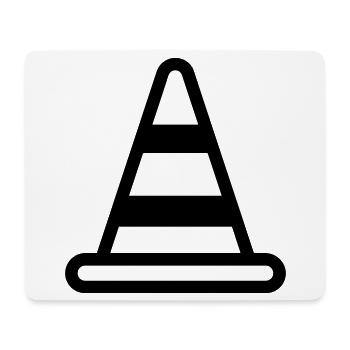 Kegel - Mousepad (Querformat) - Weiß - Vorne