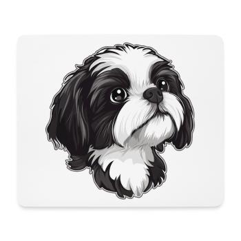 Shih Tzu - Mousepad (Querformat) - Weiß - Vorne