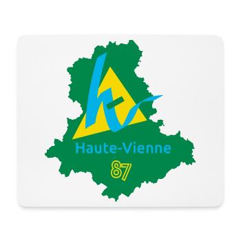 Haute-vienne 87 - Tapis de souris (format paysage) - blanc - Devant