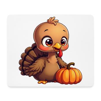 Thanksgiving Truthahn Baby - Mousepad (Querformat) - Weiß - Vorne
