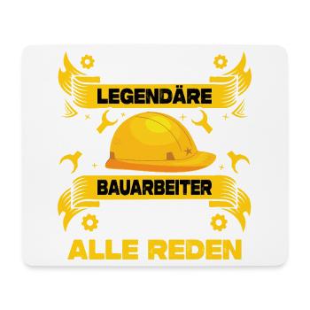 Construction Manager Gifts Construction Workers Road Construction - Mouse Pad (horizontal) - white - Front
