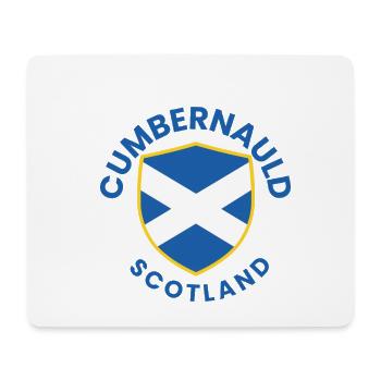 Cumbernauld Scotland Shield - Mouse Pad (horizontal) - white - Front
