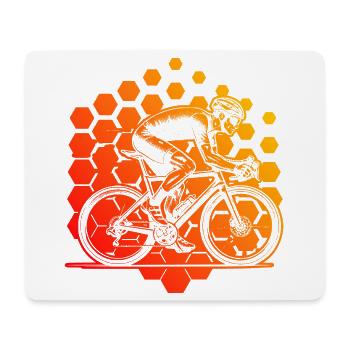 Graphique vélo de route pour vélo de route - Tapis de souris (format paysage) - blanc - Devant