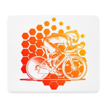 Road Bike Power Road Bike Design - Mouse Pad (horizontal) - white - Front