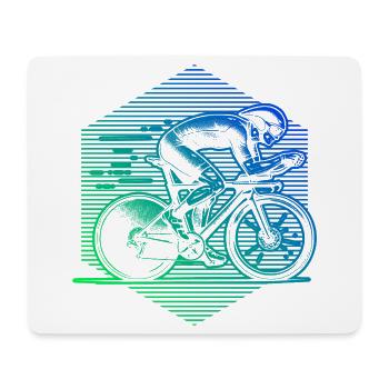 Roadbike Fans aufgepasst schlichtes Statement - Mousepad (Querformat) - Weiß - Vorne