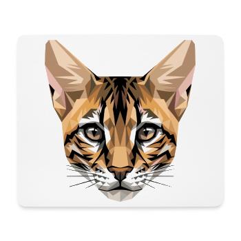 Savannah Katze Cat Mama Süße Serval Leopard Katzen - Mousepad (Querformat) - Weiß - Vorne
