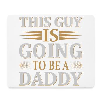 Zukünftige Daddy-Ankündigung - Mousepad (Querformat) - Weiß - Vorne