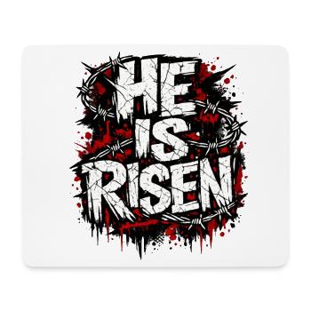 Team Jesus Logo - Mouse Pad (horizontal) - white - Front