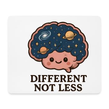Different, no less brain art - Mouse Pad (horizontal) - white - Front