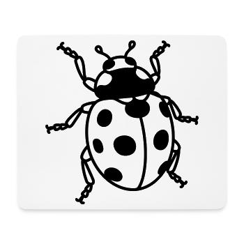 Ladybug - Mouse Pad (horizontal) - white - Front