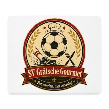 SV Grätsche Gourmet - Mousepad (Querformat) - Weiß - Vorne