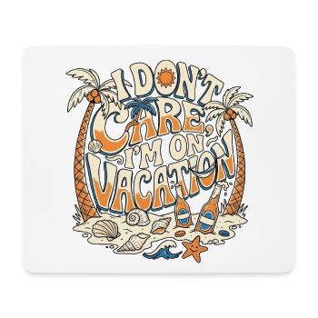 On Vacation - Mousepad (Querformat) - Weiß - Vorne