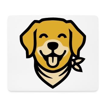 Hund Halstuch Golden Retriever Hundemama Wandern - Mousepad (Querformat) - Weiß - Vorne