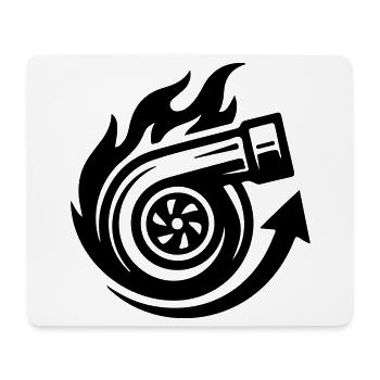 Turbo Boost Tuning - Mouse Pad (horizontal) - white - Front