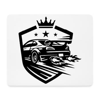 Car Racing Car - Mouse Pad (horizontal) - white - Front