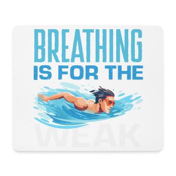 Funny Swimmers Sayings & Swimming Club Design - Mouse Pad (horizontal) - white - Front