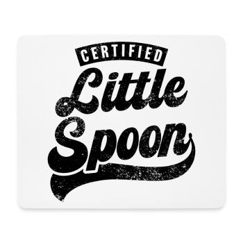 Zertifizierter kleiner Löffel - Mousepad (Querformat) - Weiß - Vorne
