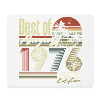 August 1976 Vintage Retro Birthday Gift Goon - Mouse Pad (horizontal) - white - Front