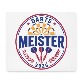 Darts Champion 2026, Winner Shirt, Hoodie, Cap, Bag - Mouse Pad (horizontal) - white - Front