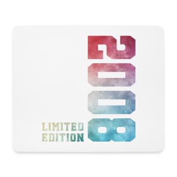 18. Geburtstag Limited Edition 2008 Jahrgang 2008 - Mousepad (Querformat) - Weiß - Vorne