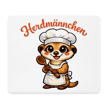 Herdmännchen - Mousepad (Querformat) - Weiß - Vorne