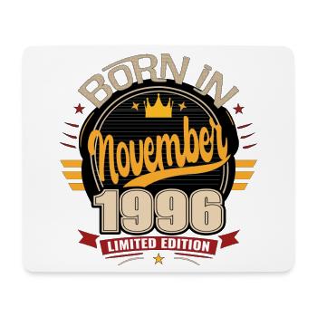 Born_in_November_1996 - Klassisches Vintage-T-Shirt - Mousepad (Querformat) - Weiß - Vorne