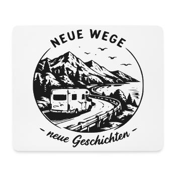 Neue Wege Roadtrip Natur - Mousepad (Querformat) - Weiß - Vorne