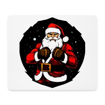 Kämpfer Christmas - Mousepad (Querformat) - Weiß - Vorne
