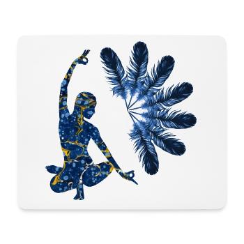 yoga 22 e 272 - Tapis de souris (format paysage) - blanc - Devant