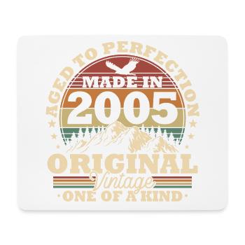 Original 2005 vintage vintage birthday gift - Mouse Pad (horizontal) - white - Front