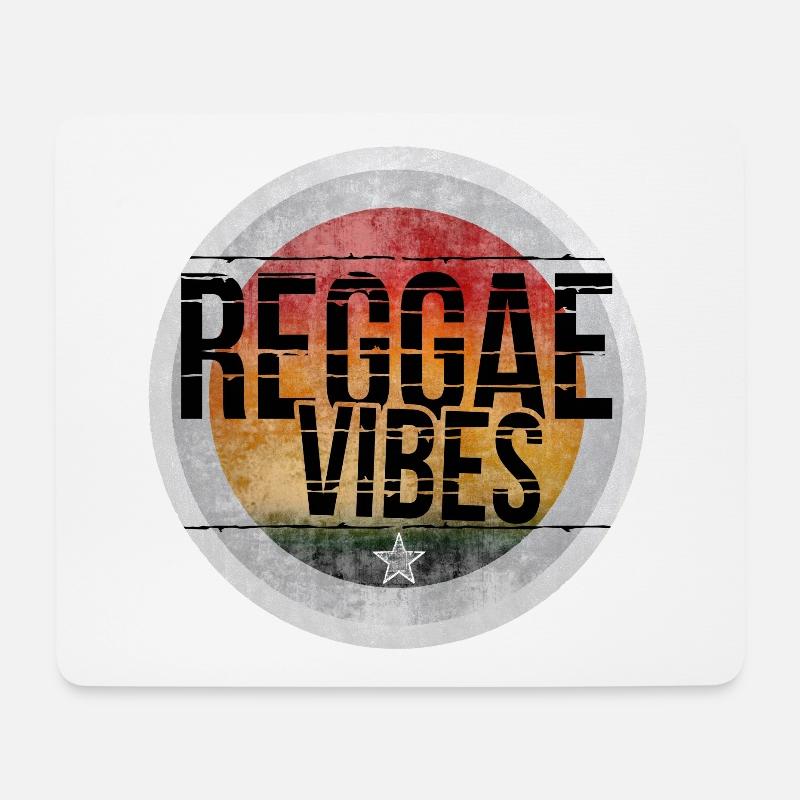 Reggae Vibes - Mousepad (Querformat) - Weiß