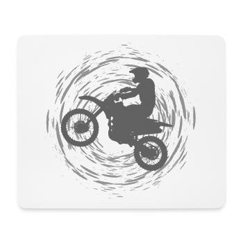 Motocross - Mouse Pad (horizontal) - white - Front