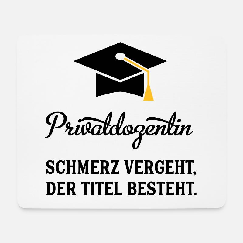 PDin - Mousepad (Querformat) - Weiß