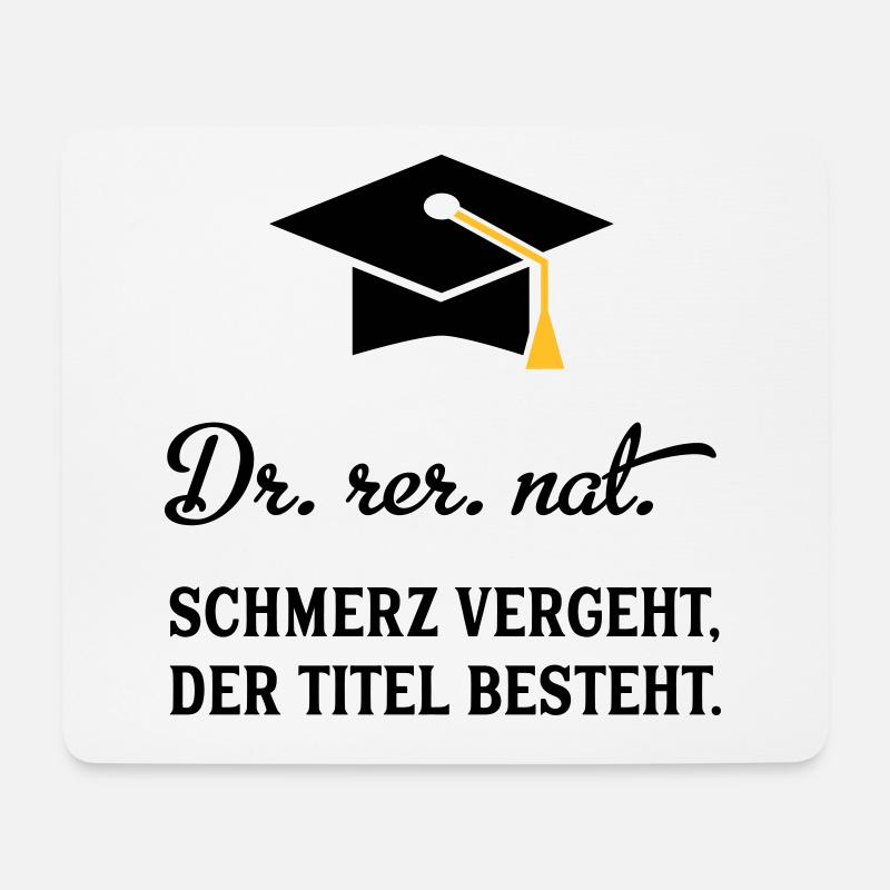 drrernat - Mousepad (Querformat) - Weiß
