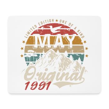 May 1991 Birthday Gift May 1991 Original - Mouse Pad (horizontal) - white - Front