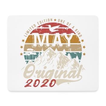 Mai 2020 Geburtstagsgeschenk Mai 2020 Original - Mousepad (Querformat) - Weiß - Vorne