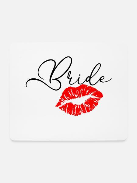 Bride - Mousepad (Querformat) - Weiß