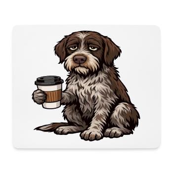 Deutsch Drahthaar Deutsch-Drahthaar Besitzer - Mousepad (Querformat) - Weiß - Vorne