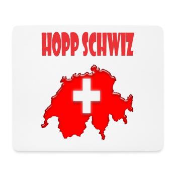Schweiz Design - Mousepad (Querformat) - Weiß - Vorne
