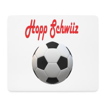 Conception du football suisse - Tapis de souris (format paysage) - blanc - Devant